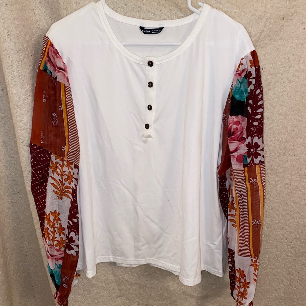 SHEIN Long-Sleeve Blouse